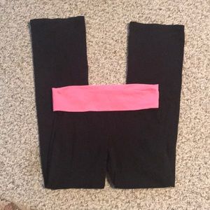 Pink yoga pants